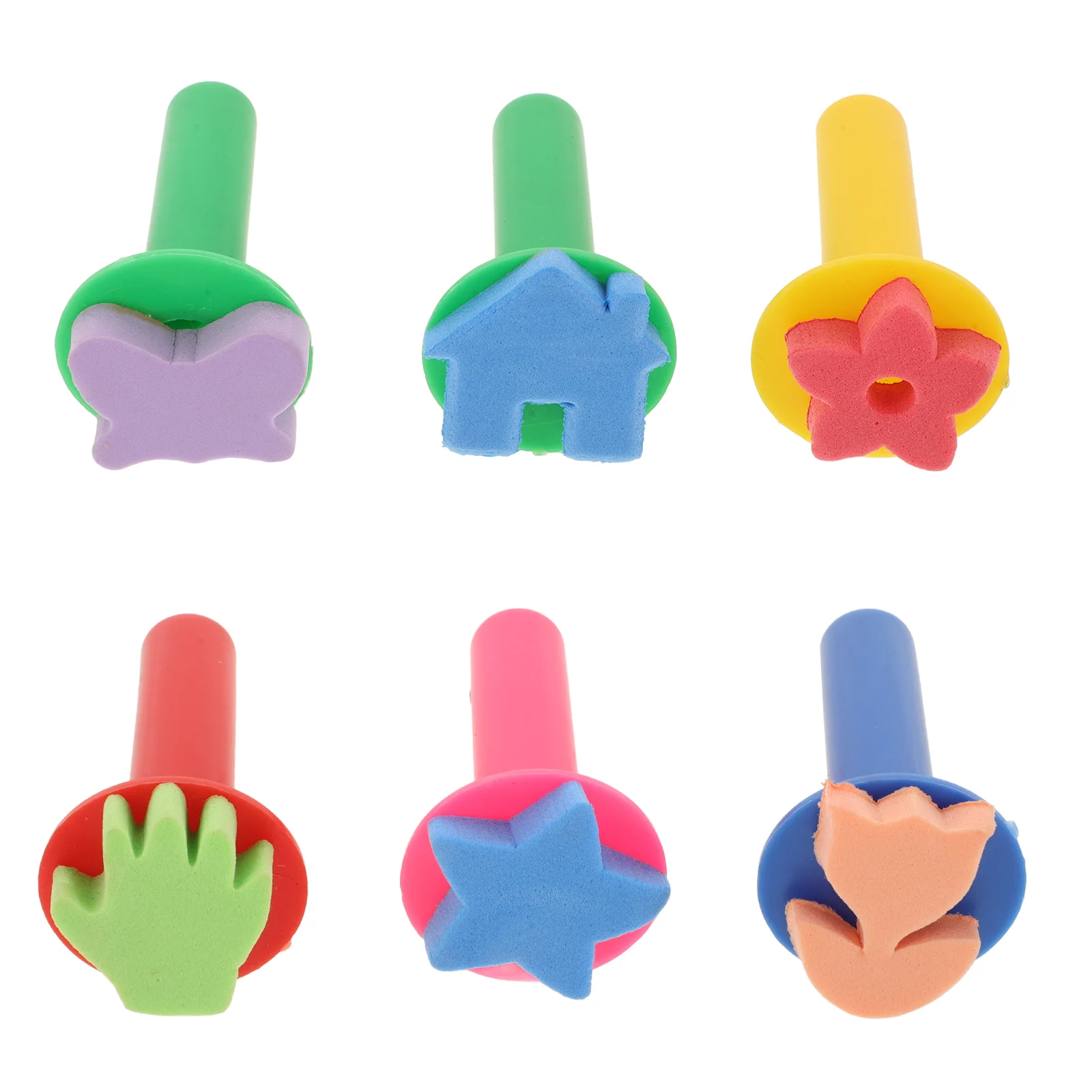 6 Pcs Graffiti Brush Sponge Brushes for Painting Sponges Plastic Kids Stencil Child
6 Pcs Graffiti Brush Sponge Brushes for Painting Sponges Plastic Kids Stencil Child