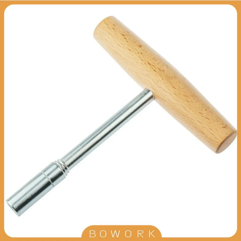 Professional Piano Tuning Hammer T-Wrench Piano Tuning Wrench W/Maple Handle Spanner Piano Tools T Shape Wrench Tool Spanner
Professional Piano Tuning Hammer T-Wrench Piano Tuning Wrench W/Maple Handle Spanner Piano Tools T Shape Wrench Tool Spanner