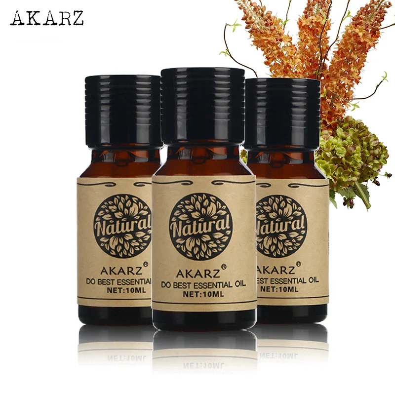

AKARZ Aromatherapy Essential Oil Sets - Rosemary Rosewood Marjoram - Massage Spa Bath Skin Face Care - 10ml X 3