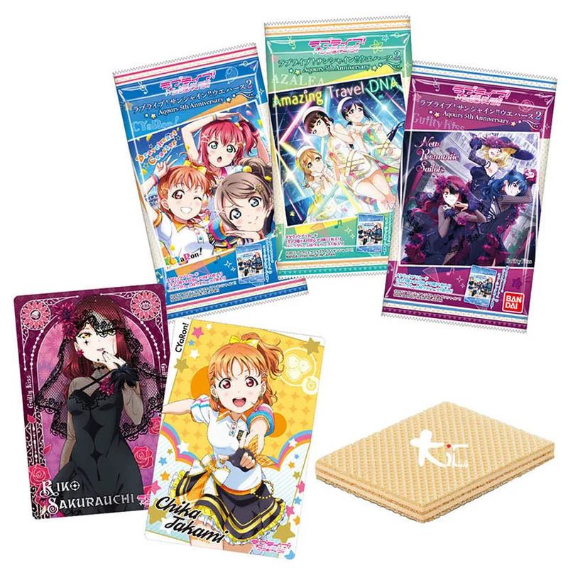 Japanese Anime Original Kawaii Candy Toys Game Cards Lovelive School Idol Project 5th Aqours 2 Sunshine Figure Gift 
Japanese Anime Original Kawaii Candy Toys Game Cards Lovelive School Idol Project 5th Aqours 2 Sunshine Figure Gift
