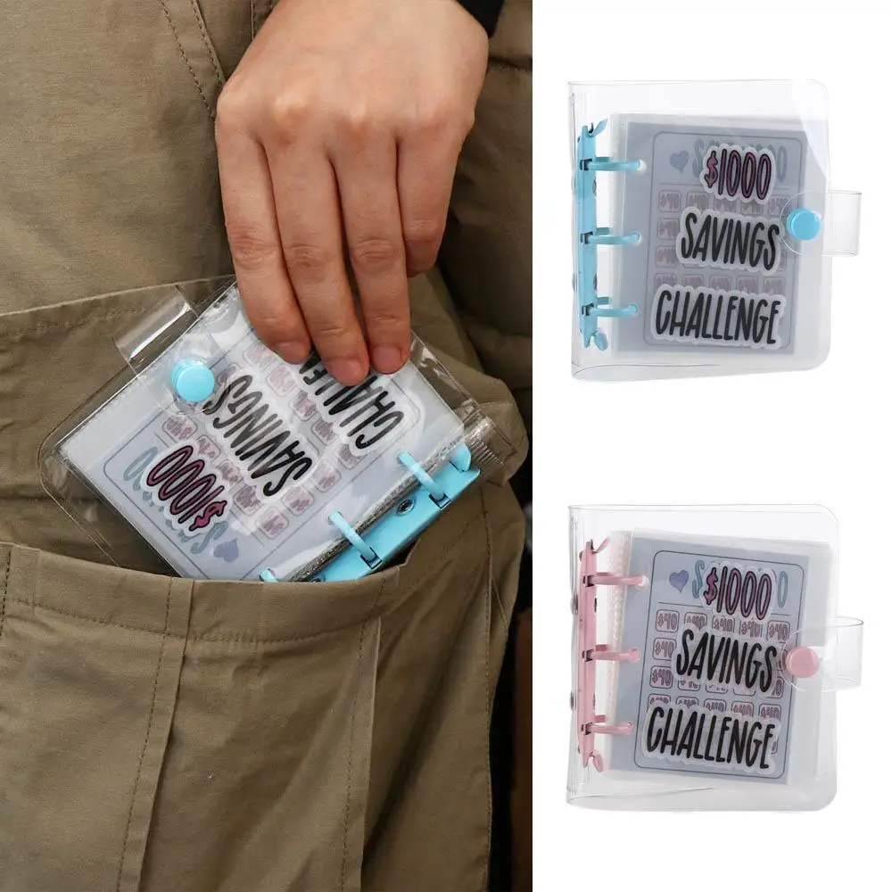 PVC $1000 Money Savings Challenge Binder Waterproof Mini Budget Binder Mini Budget Binder Notebook Button Closure Portable
PVC $1000 Money Savings Challenge Binder Waterproof Mini Budget Binder Mini Budget Binder Notebook Button Closure Portable