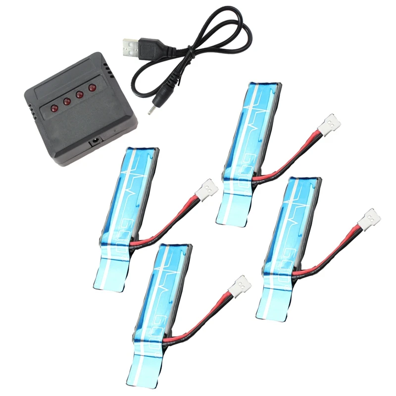 FBIL-4PC 3,7 V 520Mah 30C Улучшенный литий-полимерный аккумулятор с USB зарядным устройством для Wltoys XK K110 K110S V930 V977 Запчасти для радиоуправляемого вертолета
FBIL-4PC 3,7 V 520Mah 30C Улучшенный литий-полимерный аккумулятор с USB зарядным устройством для Wltoys XK K110 K110S V930 V977 Запчасти для радиоуправляемого вертолета