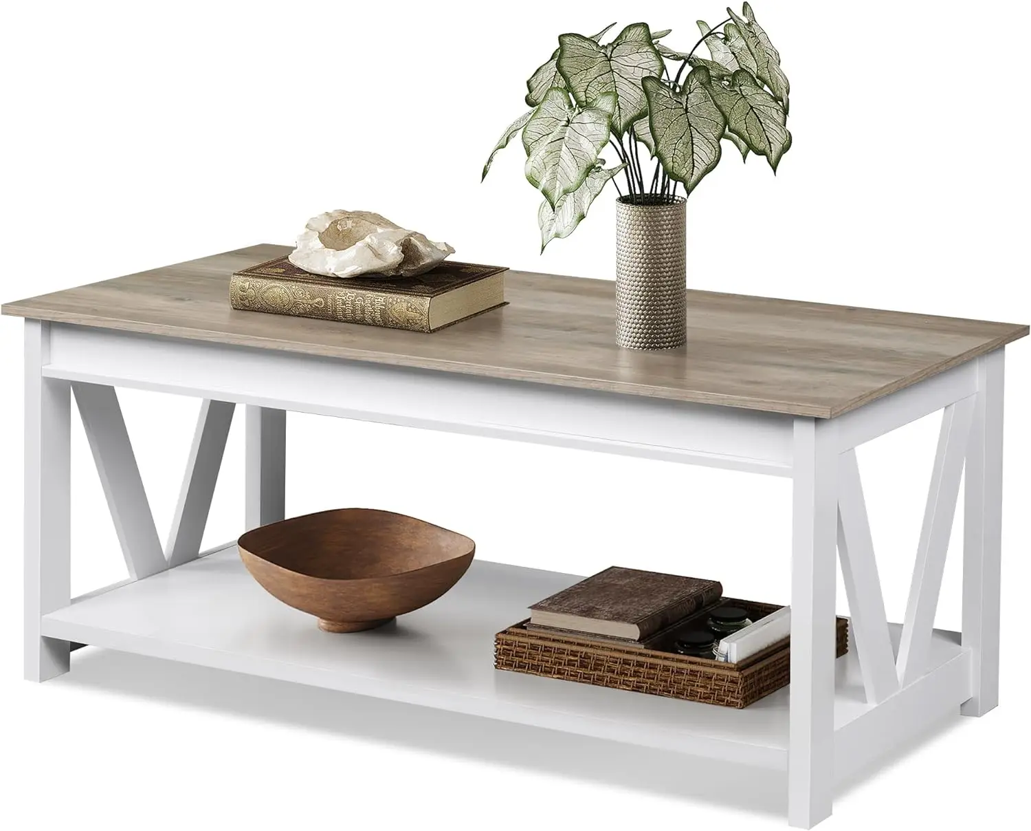 Coffee Table,Living Room Table with Storage,43 in Wood Center Table with V-Shaped Frame for Home Office,Apartment
Coffee Table,Living Room Table with Storage,43 in Wood Center Table with V-Shaped Frame for Home Office,Apartment