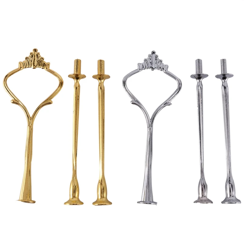 8 комплектов, 3-уровневая подставка для торта в виде короны, фурнитура, держатель, кухонные приспособления для свадьбы и фото-серебристый и золотой
8 комплектов, 3-уровневая подставка для торта в виде короны, фурнитура, держатель, кухонные приспособления для свадьбы и фото-серебристый и золотой