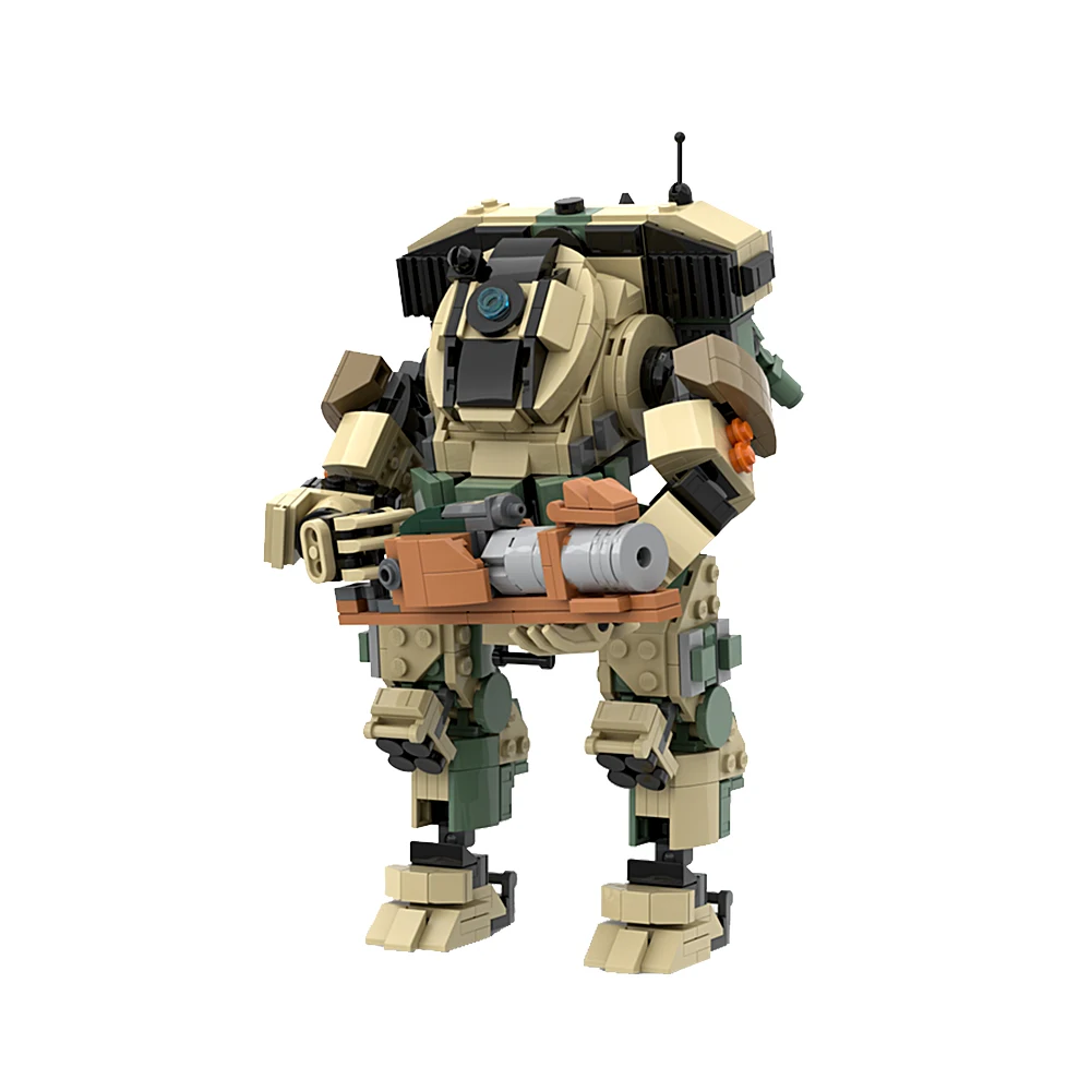 

MOC Titanfalls 2 Ion-class Scorch Titan Robot Bricks Model Game Scorch Titan Robot Building Blocks Assemble Toys Collect Gifts