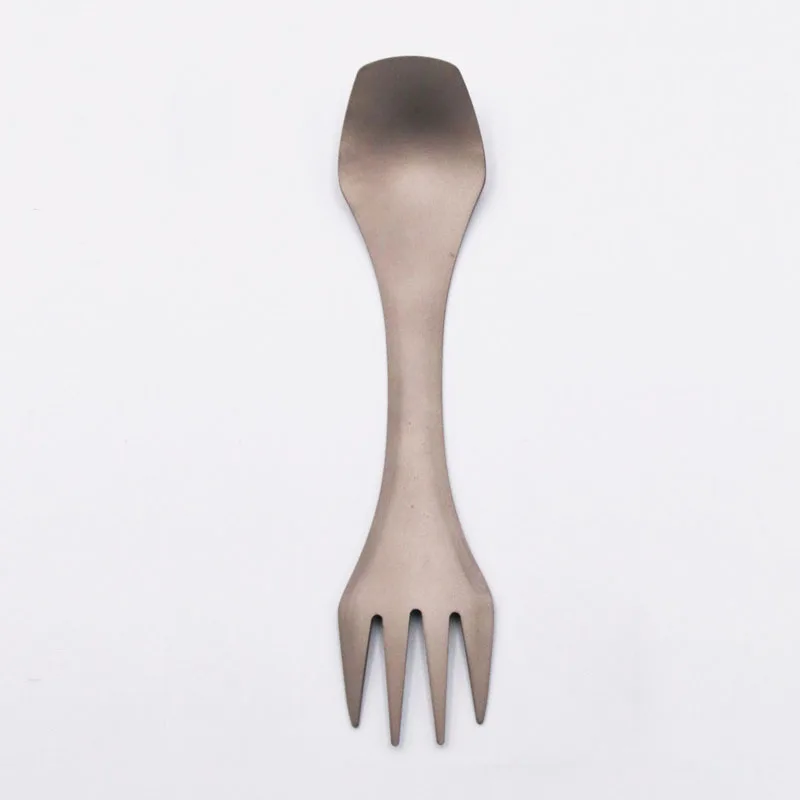 20 Pieces Titanium Fork Spoon Multifunctional Portable Tableware Serrated Fork Spoon
20 Pieces Titanium Fork Spoon Multifunctional Portable Tableware Serrated Fork Spoon