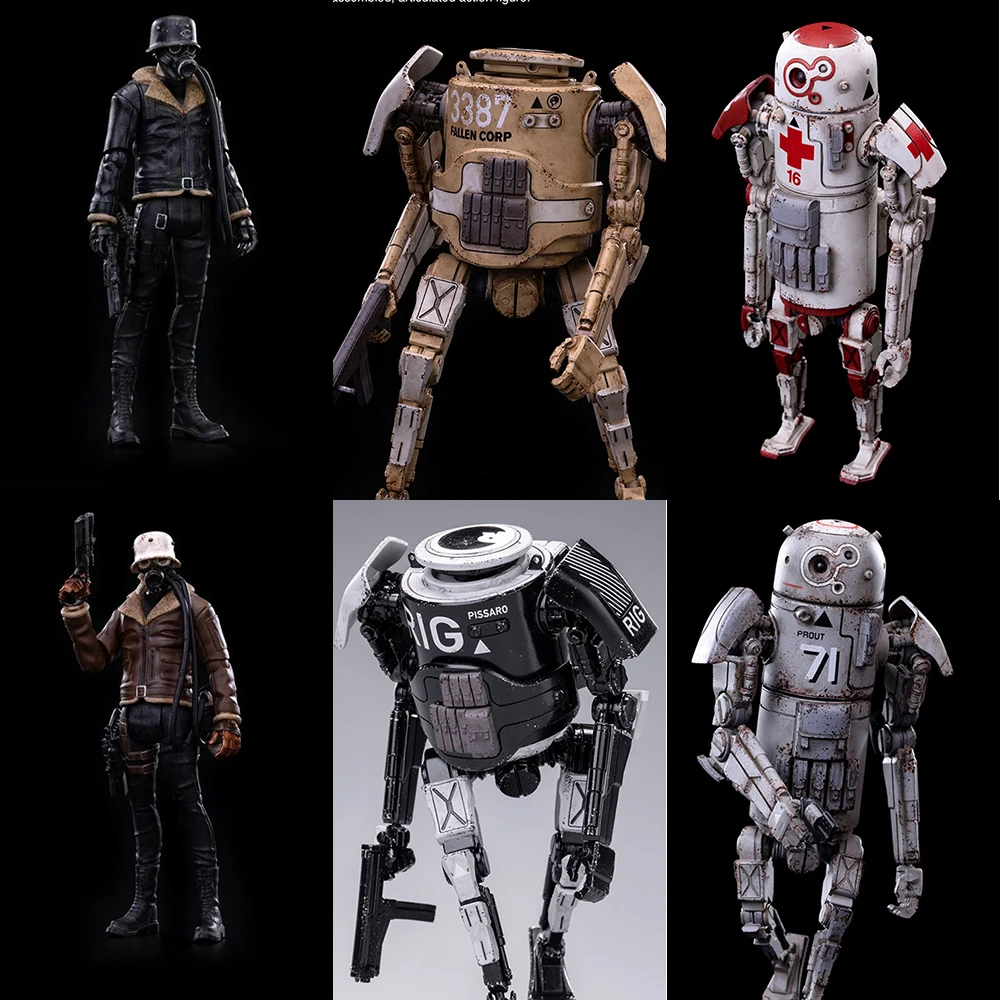 

UNDERVERSE UV WWR2 1/18 Collectible Pocket Universe Mini Tracker NOM Pill Robot Bertie MK7 Bramble MK8 3.75 inches Action Figure