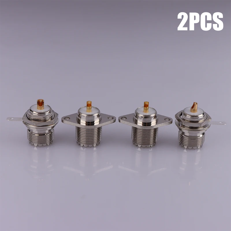 2PCS SL16 SO239 SO-239 UHF Female Solder For Chassis Panel Mount Socket Connector 2Hole Flange Adapter Fast Delivery Brass
2PCS SL16 SO239 SO-239 UHF Female Solder For Chassis Panel Mount Socket Connector 2Hole Flange Adapter Fast Delivery Brass