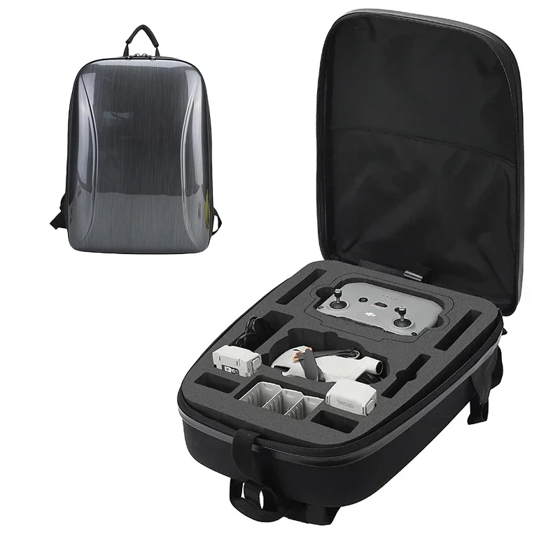 

Drone Backpack Hard Shell Waterproof Bag for Battery Charger DJI RC 2 /RC-N2 Remote Control Bag Portable Case for DJI Mini 4pro