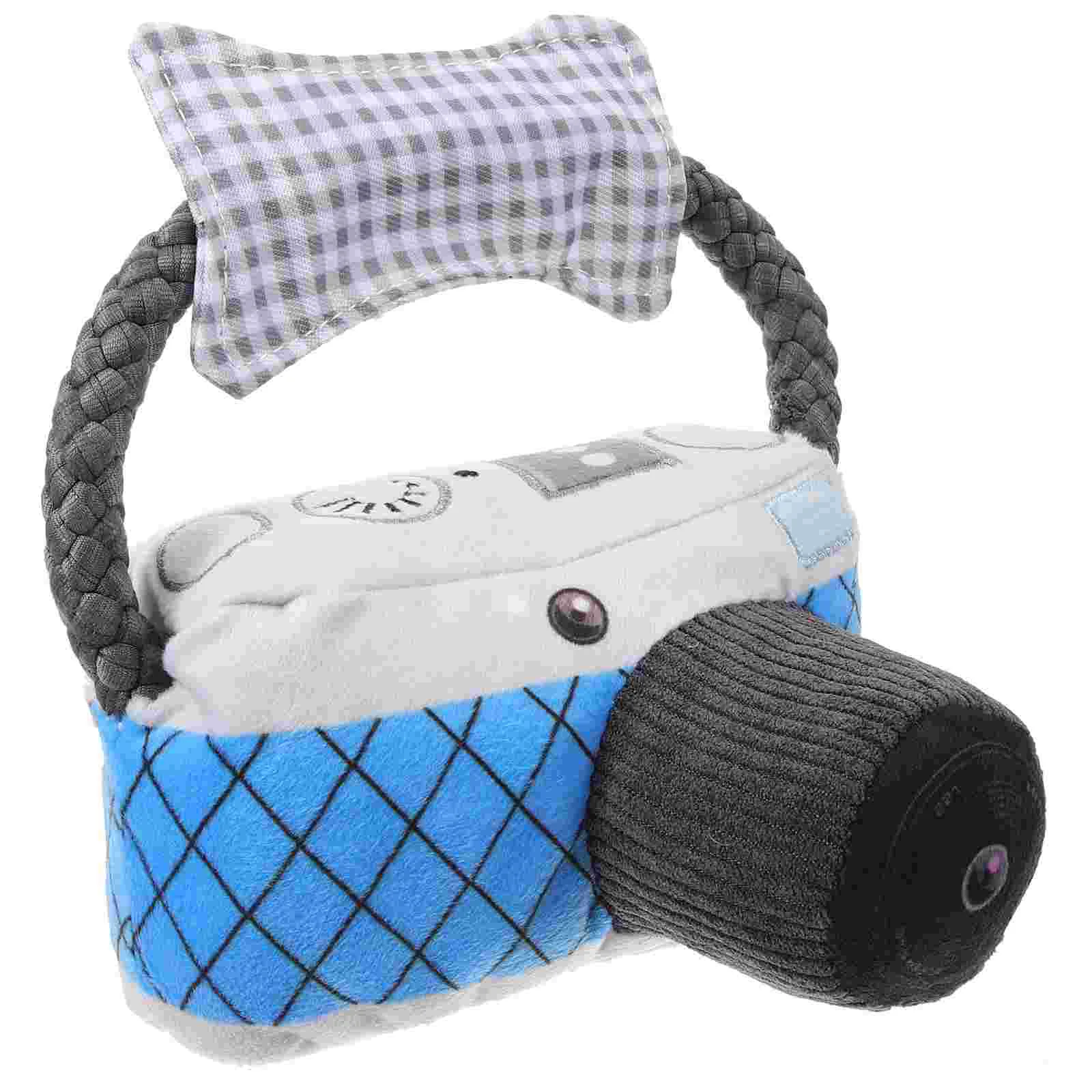 Dog Chewing Toy Teeth Grinding Dog Toy Funny Camera Shaped Puppy Biting Squeaky Toy
Dog Chewing Toy Teeth Grinding Dog Toy Funny Camera Shaped Puppy Biting Squeaky Toy