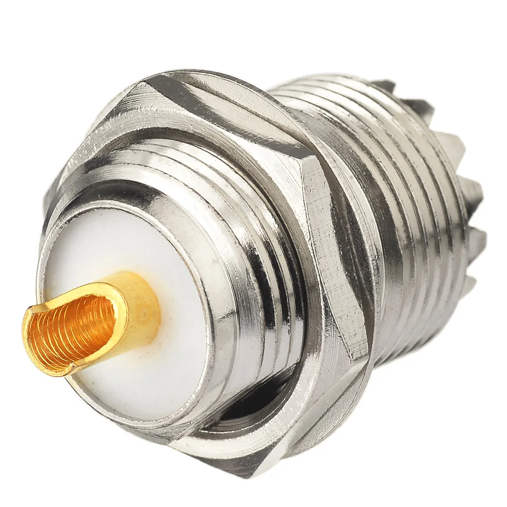 Superbat UHF SO239 2 Hole Front Mount Female Bulkhead Handle Deck Clip with Solder Cup RF Connector
Superbat UHF SO239 2 Hole Front Mount Female Bulkhead Handle Deck Clip with Solder Cup RF Connector