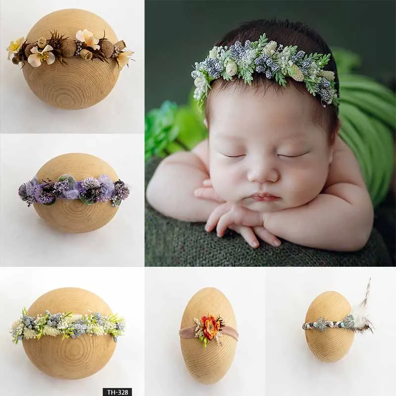 

Colorful Infant Photography Prop Headband,Newborn Baby Girl Flower Headdress,for Kid Photo Studio Shooting Hairband Accessories