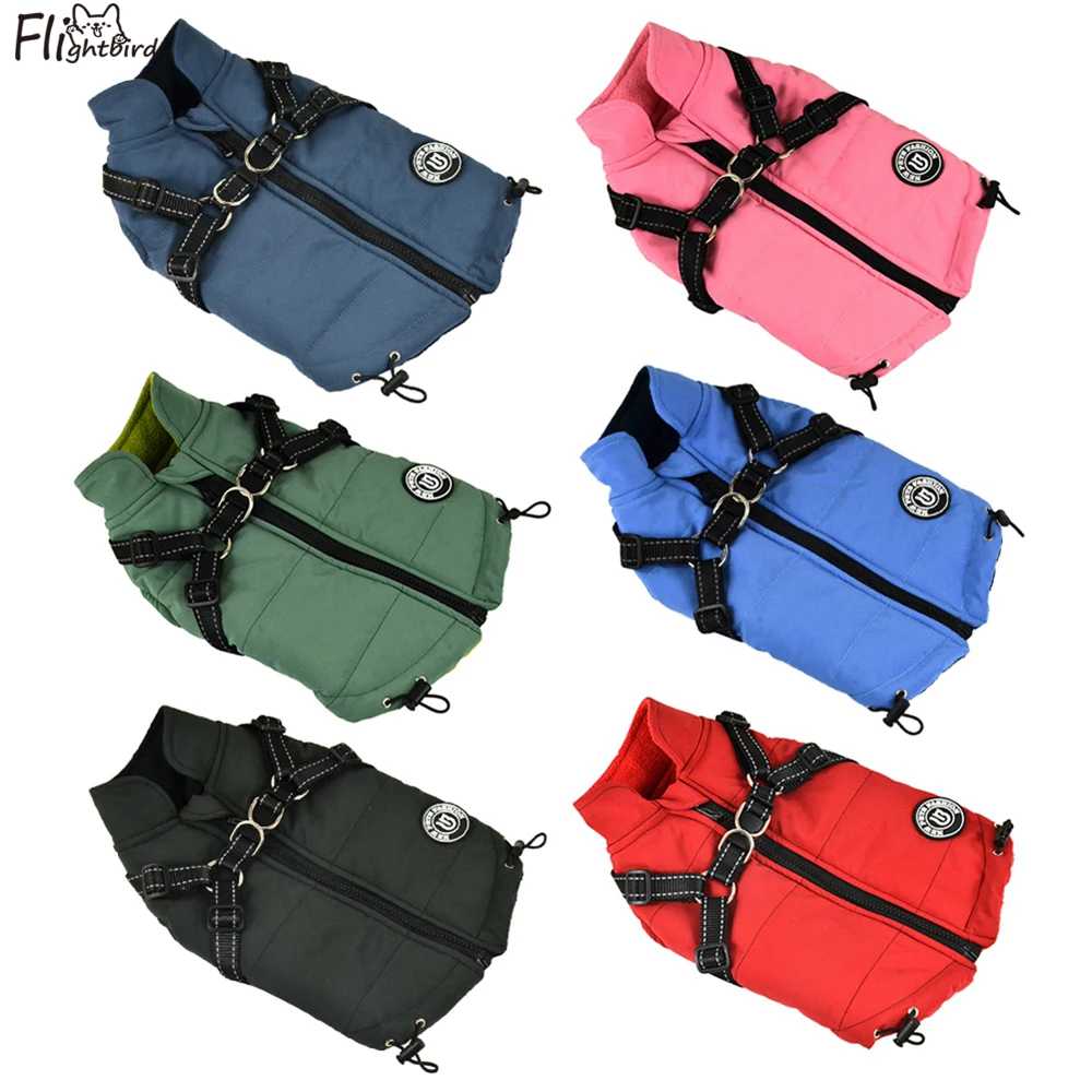 Winter Warm Pet Dog Jacket With Harness Large Dog Clothes For Labrador Waterproof Big Dog Coat Chihuahua French Bulldog Outfits
Winter Warm Pet Dog Jacket With Harness Large Dog Clothes For Labrador Waterproof Big Dog Coat Chihuahua French Bulldog Outfits