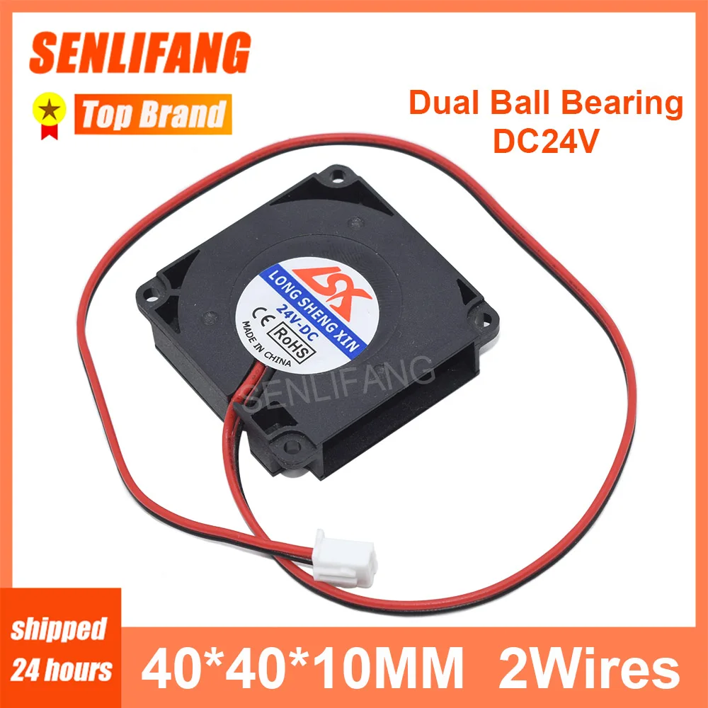 New 4010 DC 5V 12V 24V 4CM 2Pin Micro Centrifugal Dual Ball Bearing 3D Printer Wheel Blower Cooling Fan New 4010 DC 5V 12V 24V 4CM 2Pin Micro Centrifugal Dual Ball Bearing 3D Printer Wheel Blower Cooling Fan