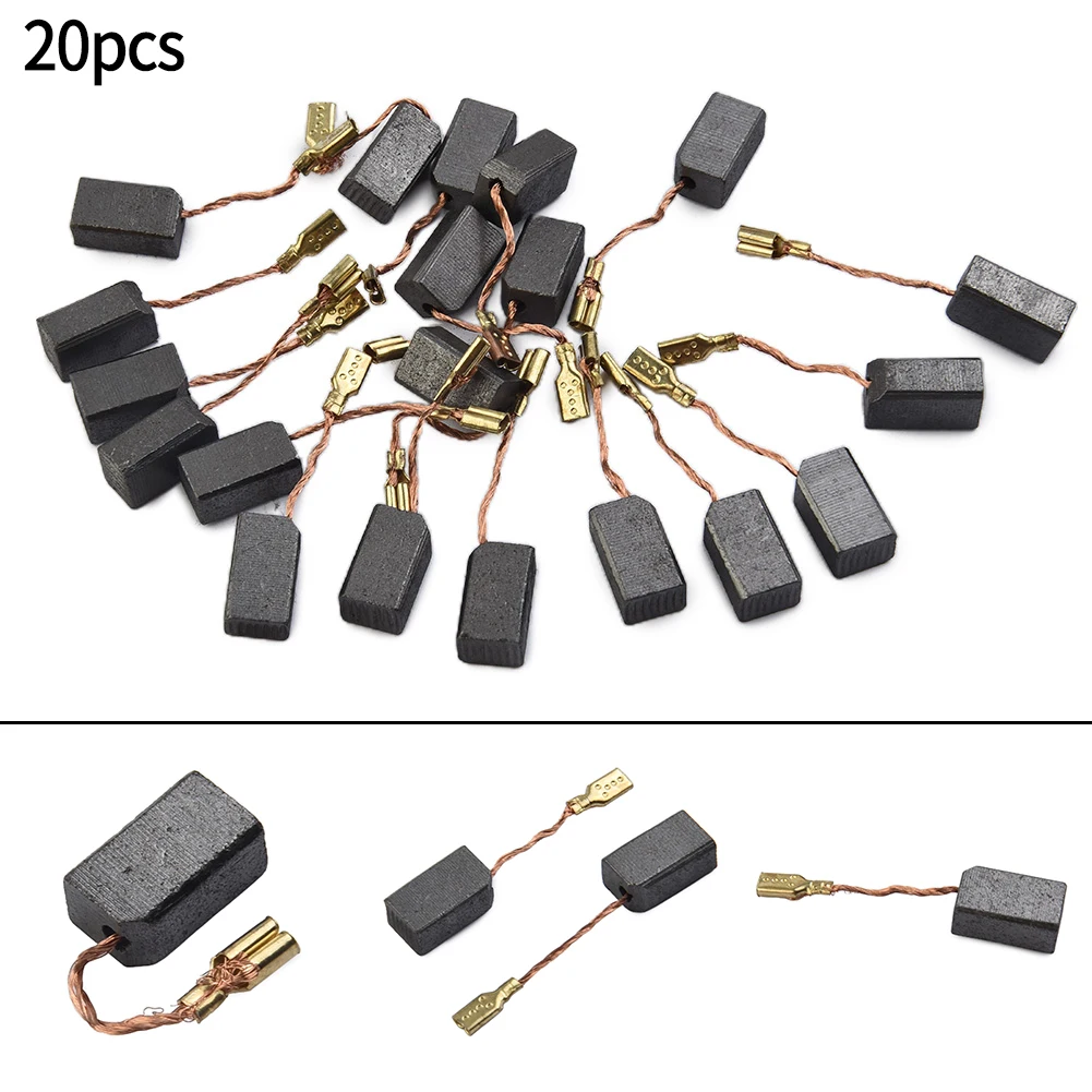 20Pcs Motor Carbon Brush Set Replacement Parts Carbon Brush Electric Hammer Cutting Polishing Machine Power Tool 6x8x14mm
20Pcs Motor Carbon Brush Set Replacement Parts Carbon Brush Electric Hammer Cutting Polishing Machine Power Tool 6x8x14mm