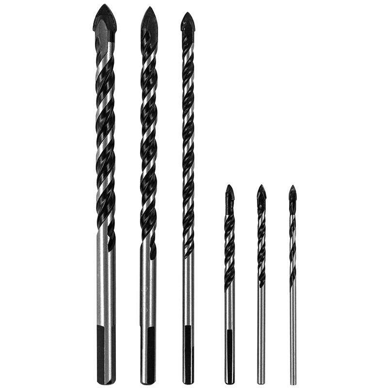 HOT SALE Multipurpose Drill Bits, 6 Pcs Set Multi-Material Drill For Drilling In Tile, Brick, Glass, Plastic And Wood
HOT SALE Multipurpose Drill Bits, 6 Pcs Set Multi-Material Drill For Drilling In Tile, Brick, Glass, Plastic And Wood
