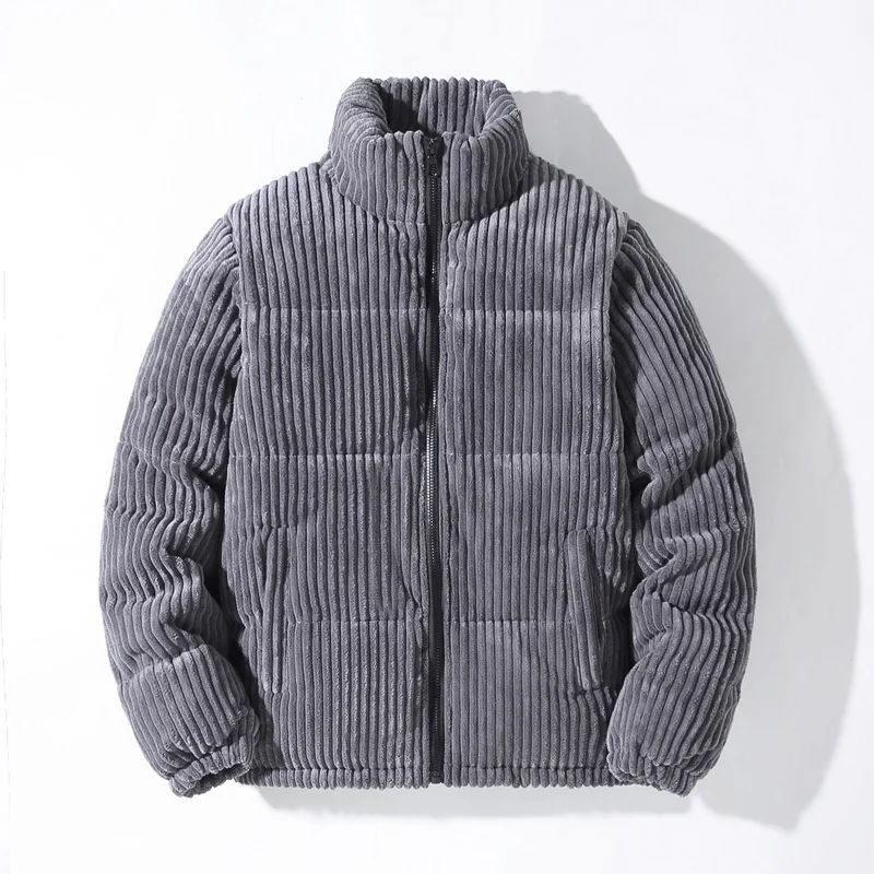 Fashion Winter Jacket Men Parkas Thick Warm Streetwear Cotton Coat Mens Stand Collar Solid Color Zipper Winter Coat Men Outwear
Fashion Winter Jacket Men Parkas Thick Warm Streetwear Cotton Coat Mens Stand Collar Solid Color Zipper Winter Coat Men Outwear
