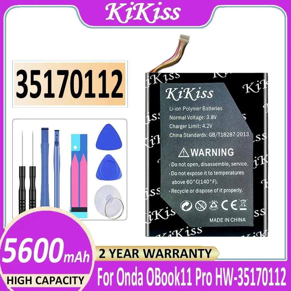 

KiKiss Battery 35170112 (OBook11 Pro) 5600mAh For Onda HW-35170112 HW35170112 OBook11 Pro OBook 11 Pro 11Pro Bateria