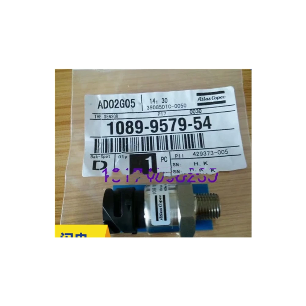 

1089957954 Air Compressor Pressure Sensor for Atlas Copco Pressure Transmitters 40NM 1089-9579-54