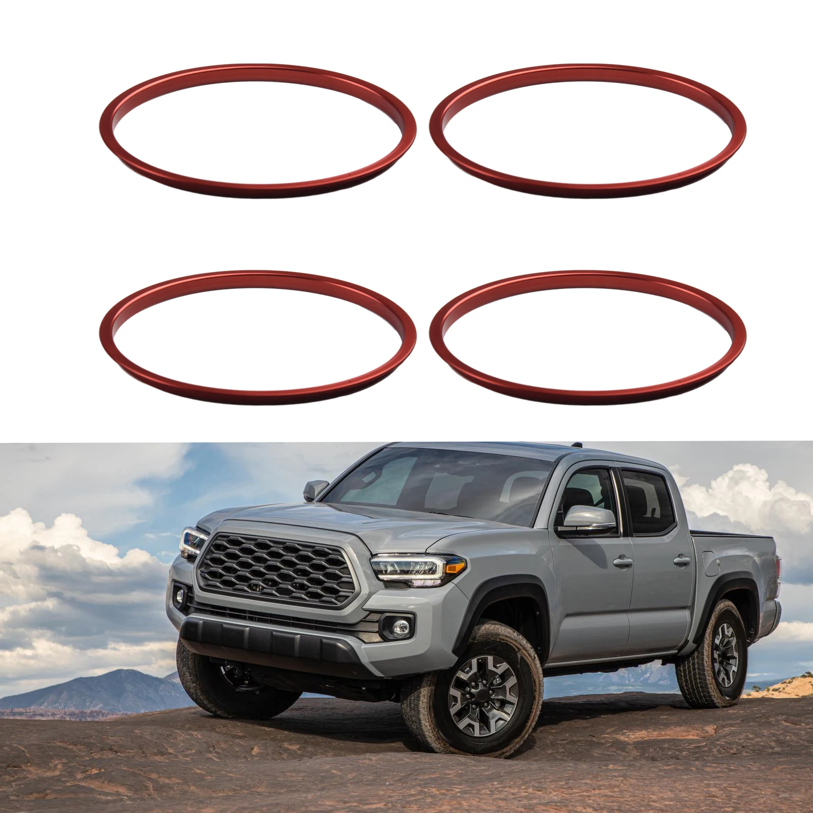 Enhance Your Car\\'s Exterior Design with Red Air Conditioner Vent Decorative Cover for Toyota For Tacoma 2016 2022
Enhance Your Car\\'s Exterior Design with Red Air Conditioner Vent Decorative Cover for Toyota For Tacoma 2016 2022