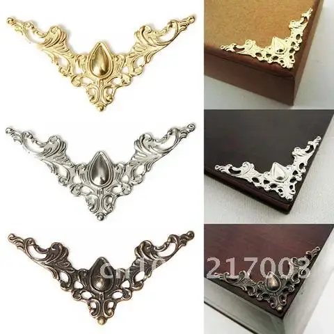 Wholesale 12PCS Metal Album Corner Decorative Protector Cover Box Book Scrapbook Corner Protector For Antique Brass Jewelry
Wholesale 12PCS Metal Album Corner Decorative Protector Cover Box Book Scrapbook Corner Protector For Antique Brass Jewelry