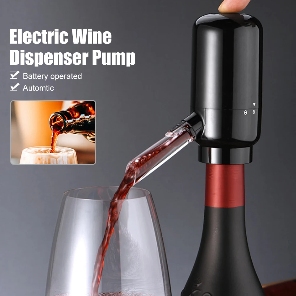 

Electric Wine Aerator Dispenser One-touch Intelligent Automatic Wine Whiskey Champagne Decanter Pourer For Home Party Bar Tools