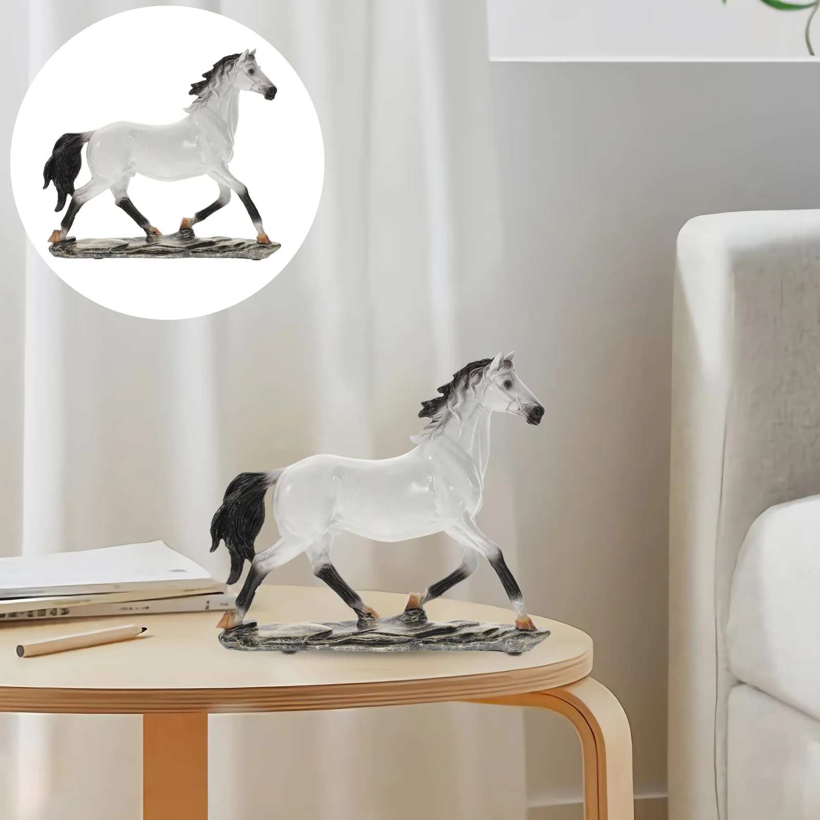 Фигурка дикого животного, украшение для костюма лошади, настольное украшение для офиса из смолы
Фигурка дикого животного, украшение для костюма лошади, настольное украшение для офиса из смолы