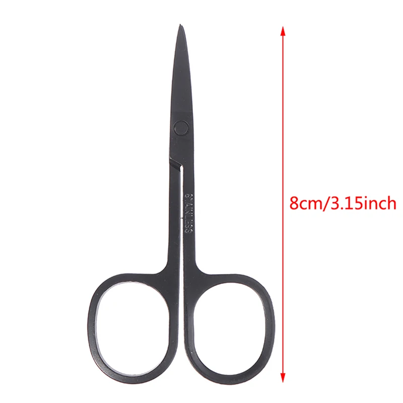

Professional Nail Scissor Manicure For Nails Eyebrow Nose Eyelash Cuticle Scissors Curved Pedicure Makeup Tools