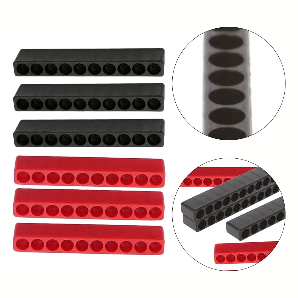 6Pcs Screwdriver Bit Holder 10 Hole 1/4 Hex Shank Screwdriver Storage Strip Plastic Easy Organize Storage Tool Accessor
6Pcs Screwdriver Bit Holder 10 Hole 1/4 Hex Shank Screwdriver Storage Strip Plastic Easy Organize Storage Tool Accessor