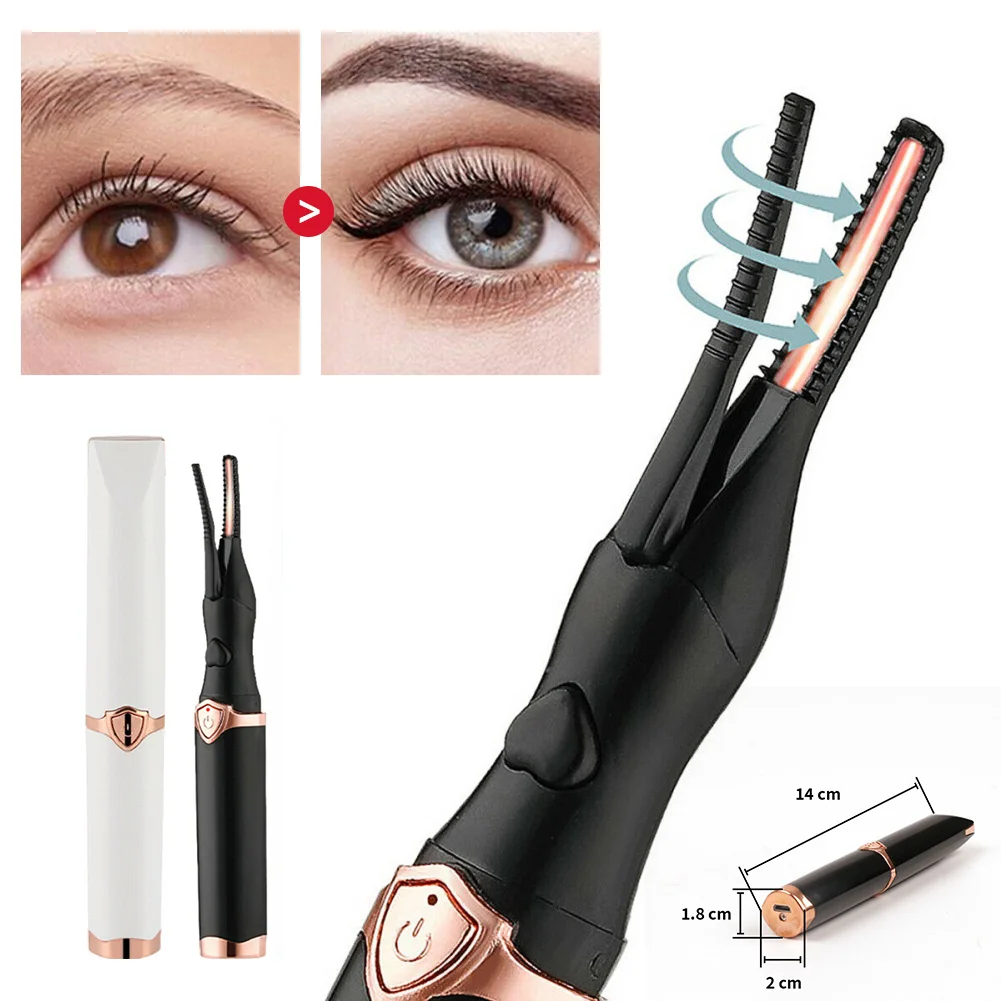Portable Electric Heating Eyelas Curler Fast Heating Temperature Adjustable Lasting Styling Anti-Scalding Eyelash Curler Tool
Portable Electric Heating Eyelas Curler Fast Heating Temperature Adjustable Lasting Styling Anti-Scalding Eyelash Curler Tool