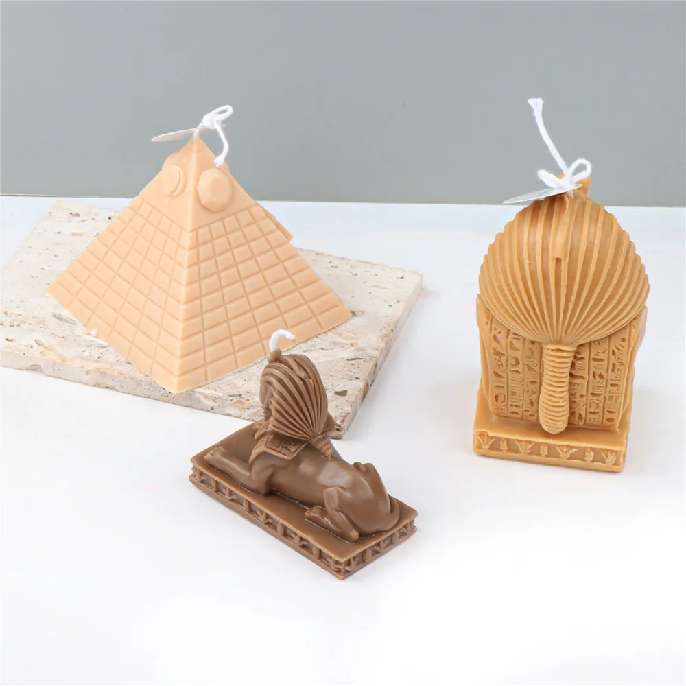 Egyptian Sphinx Pyramid Silicone Candle Mould Candy Gum Paste Sugar Craft Cake Decorating Tools Soap Resin Polymer Clay Mold
Egyptian Sphinx Pyramid Silicone Candle Mould Candy Gum Paste Sugar Craft Cake Decorating Tools Soap Resin Polymer Clay Mold