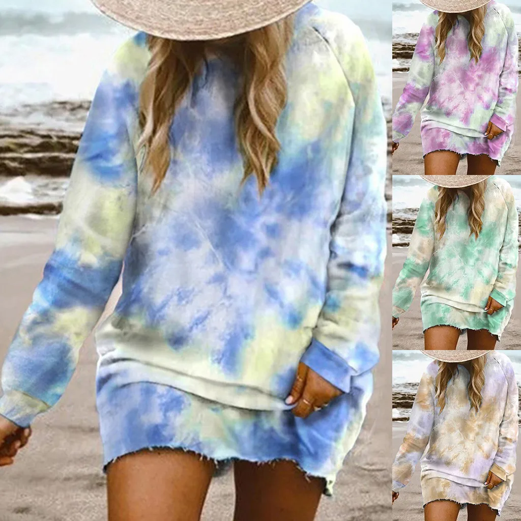 Formal Dresses for Juniors Women Fashion Long Sleeve Slim Fit Pullover Tie Sweatshirt Mini Dress Lightweight Summer Dress
Formal Dresses for Juniors Women Fashion Long Sleeve Slim Fit Pullover Tie Sweatshirt Mini Dress Lightweight Summer Dress