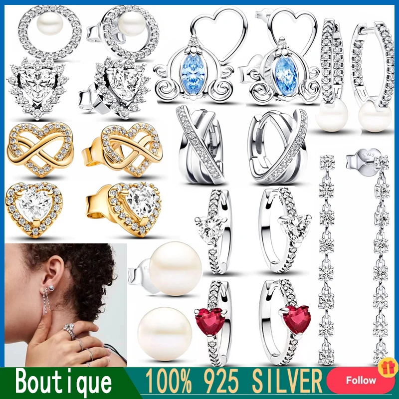 2024 New 925 Pure Silver Women's Exquisite Shining Love Pearl Original Logo Earrings DIY Fashionable Charm Jewelry Gift
2024 New 925 Pure Silver Women's Exquisite Shining Love Pearl Original Logo Earrings DIY Fashionable Charm Jewelry Gift