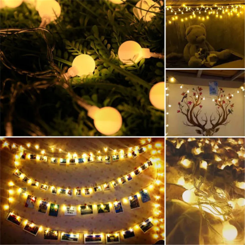 3M 20 Leds Fairy String Garland Christmas Tree Curtain Ball Outdoor Wedding Home Decorative Curtain Lights Luces Led Navidad
3M 20 Leds Fairy String Garland Christmas Tree Curtain Ball Outdoor Wedding Home Decorative Curtain Lights Luces Led Navidad