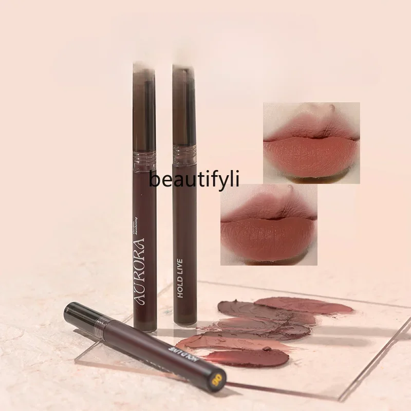 

yj Powder Mud Mist Lip Lacquer Nude Color Series Lip Mud Matte Velvet Lipstick