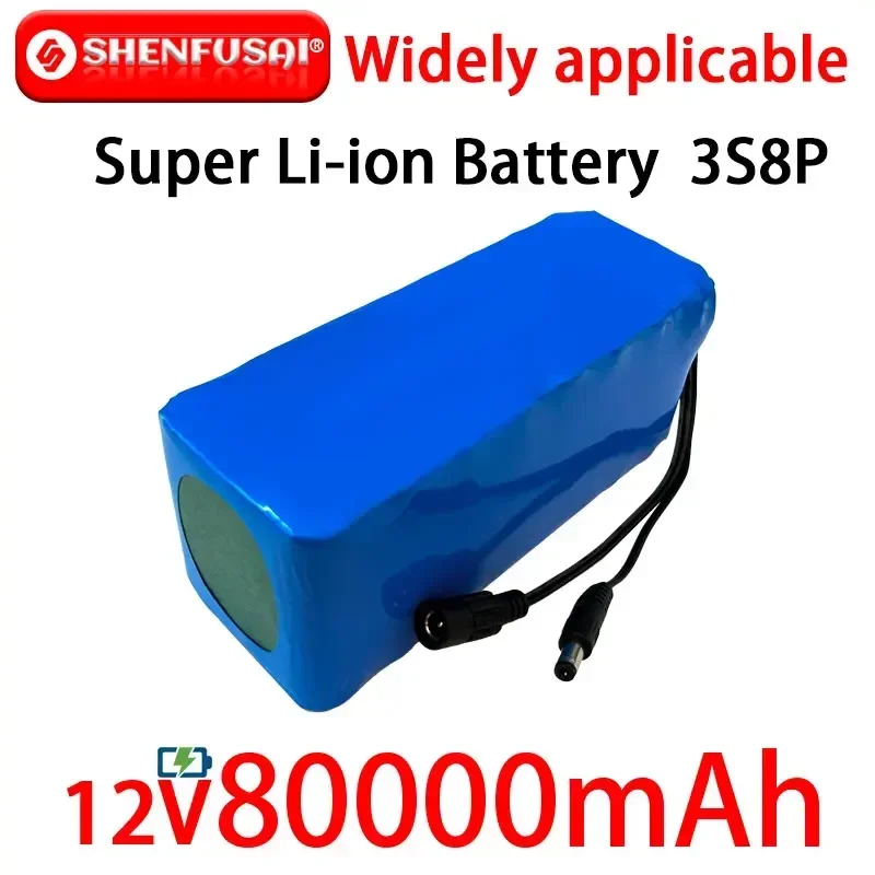 Special offer 12V 3s8p rechargeable battery pack 800W 80000mah, suitable for miner's lamp or other electronic equipment,
Special offer 12V 3s8p rechargeable battery pack 800W 80000mah, suitable for miner's lamp or other electronic equipment,