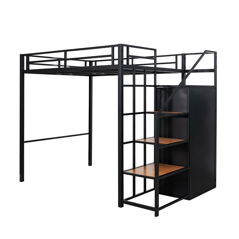 Iron Art Multi functional Apartment Penthouse Duplex Elevated Bed Children's Beds Under Tables Empty Ladder
Iron Art Multi functional Apartment Penthouse Duplex Elevated Bed Children's Beds Under Tables Empty Ladder