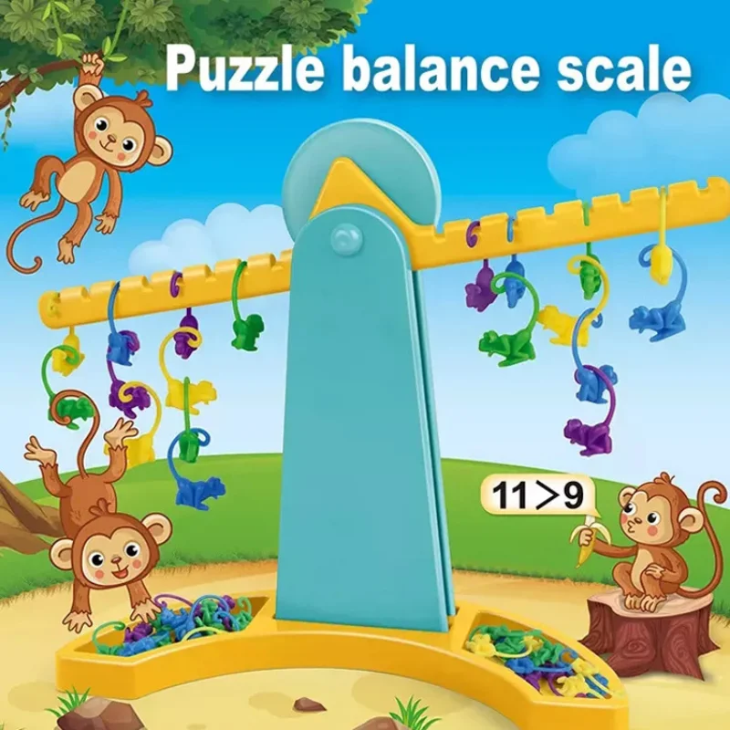 Monkey Scale Children's Toys Puzzle Early Education Parent-child Interaction Thinking Logic Balance Desktop Game
Monkey Scale Children's Toys Puzzle Early Education Parent-child Interaction Thinking Logic Balance Desktop Game