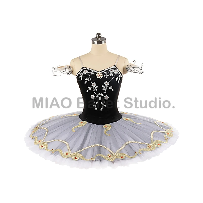 Adult black gold ballet tutu for Competition costume women Professional ballet classical Tutu Pancake ballet performance 0320
Adult black gold ballet tutu for Competition costume women Professional ballet classical Tutu Pancake ballet performance 0320