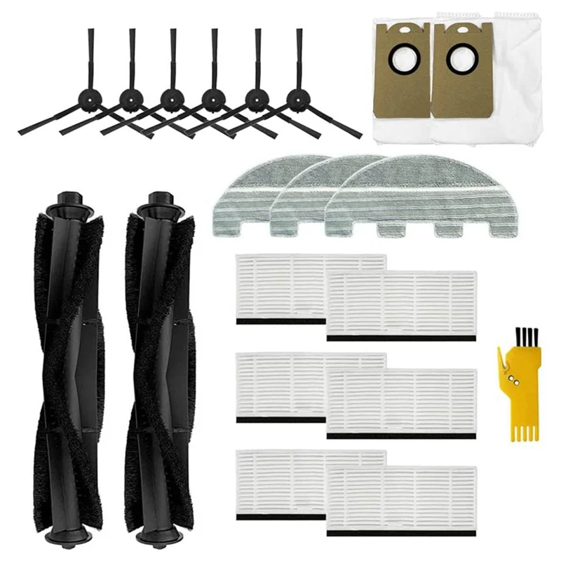 Replacement Accessories Kit for Proscenic M8 PRO M8 Robot Vacuum Cleaner Main Brushes Filter Mop Cloths Dust Bags
Replacement Accessories Kit for Proscenic M8 PRO M8 Robot Vacuum Cleaner Main Brushes Filter Mop Cloths Dust Bags