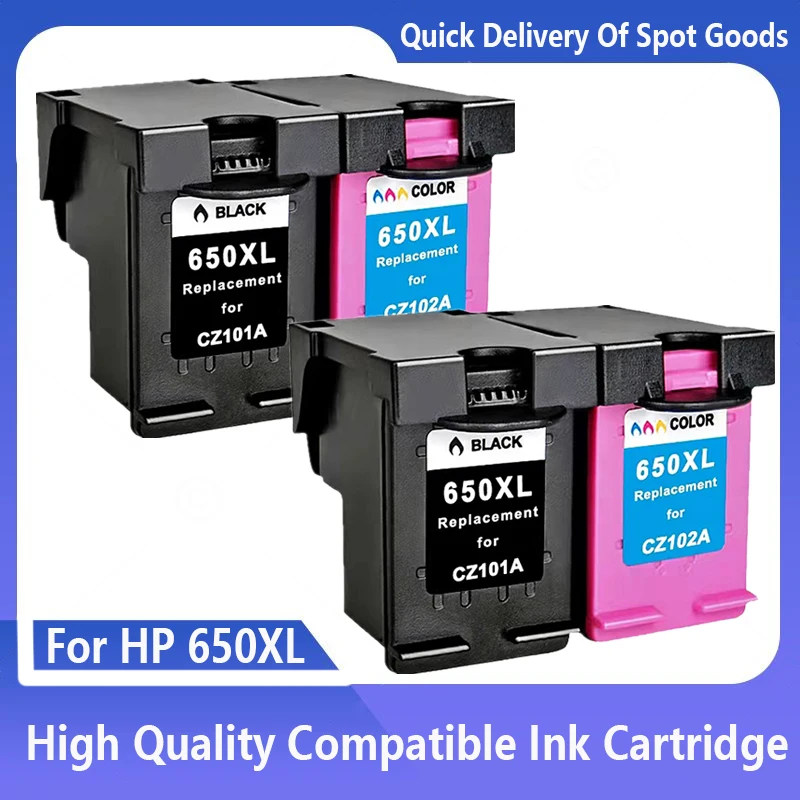 

650XL Восстановленный картридж для принтера HP 650 XL Deskjet 1015 1515 2515 2545 2645 3515 4645