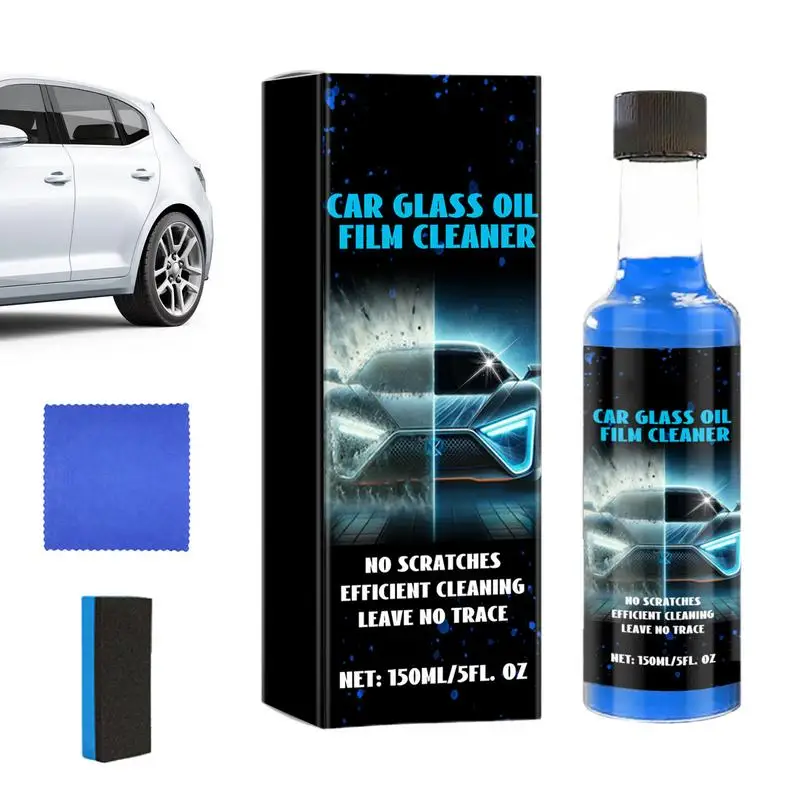 

Car Glass Oil Remover Car Glass Polishing Degreaser 150ml Auto Glass Film Coating Agent Glass Cleaner For Auto Windshield