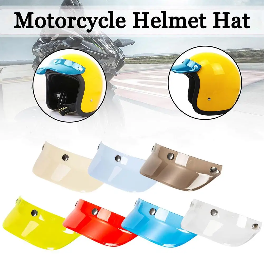 Universal 3 Snap-Button Visor Flip Up Wind Fit For Open Face Motorcycle Helmet Anti-UV Windproof Windshield Replacem C1B3
Universal 3 Snap-Button Visor Flip Up Wind Fit For Open Face Motorcycle Helmet Anti-UV Windproof Windshield Replacem C1B3
