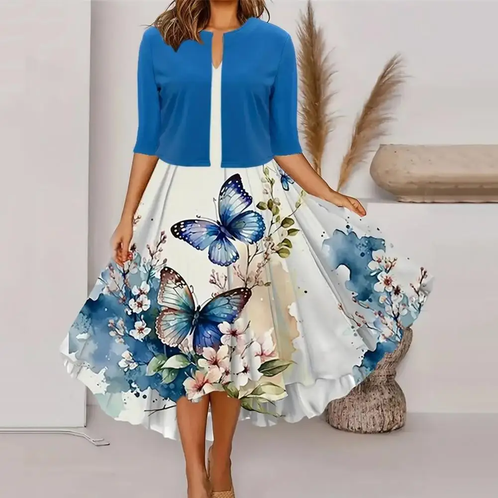 Женский костюм с цветочным принтом, однотонный офисный пиджак с юбкой и V-образным вырезом
Женский костюм с цветочным принтом, однотонный офисный пиджак с юбкой и V-образным вырезом