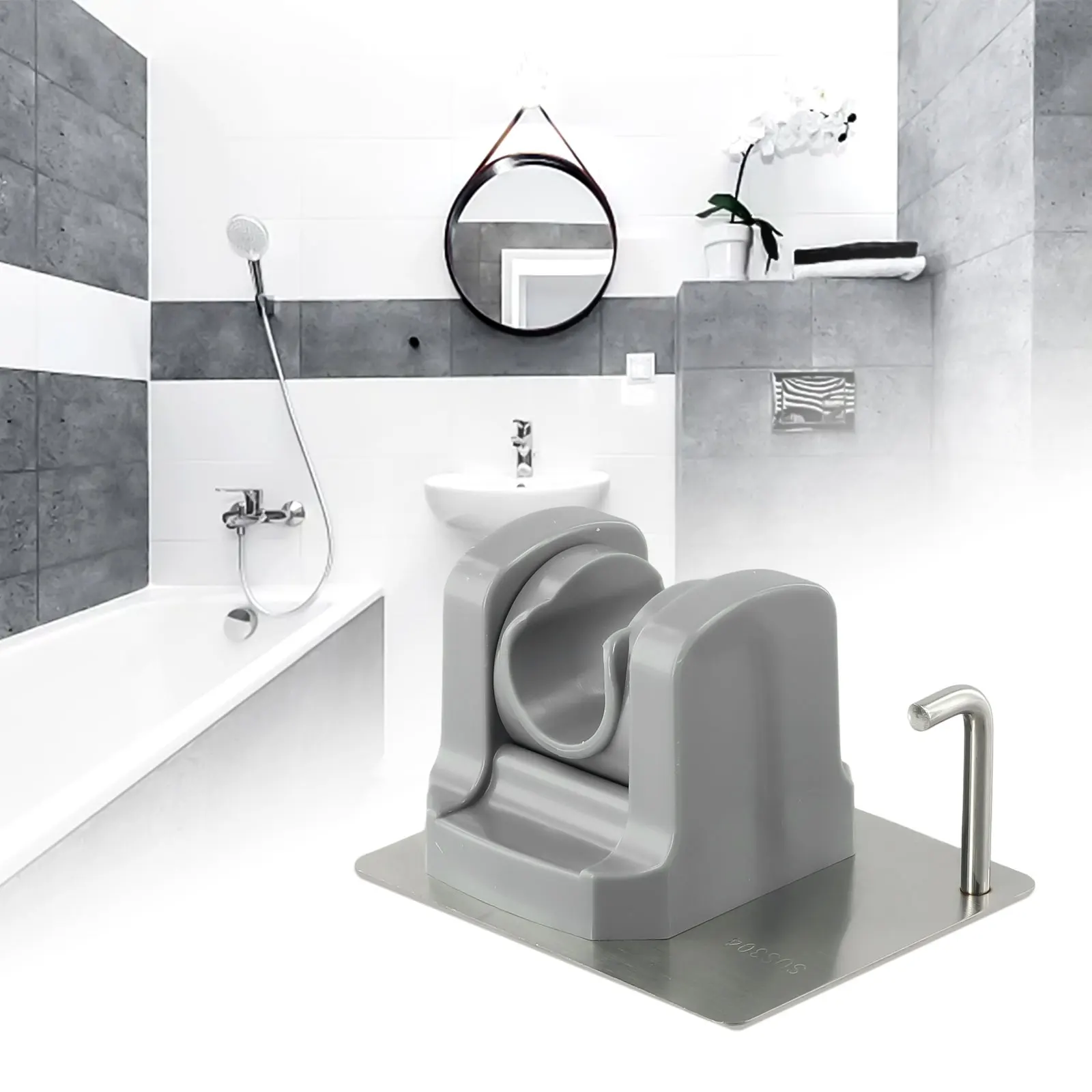 Stainless Steel Shower Head Holder Bathroom Showerhead Bracket Holder 9*8*5cm Handheld Shower Heads Bathroom Parts
Stainless Steel Shower Head Holder Bathroom Showerhead Bracket Holder 9*8*5cm Handheld Shower Heads Bathroom Parts