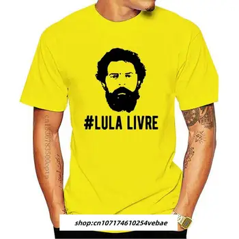 New Lula Livre Shirt, Free Lula 2023 Brazil tee T shirt lula lula livre pt 하다드 볼소나로 폴리스카 브라질 민주주의 13 스티커