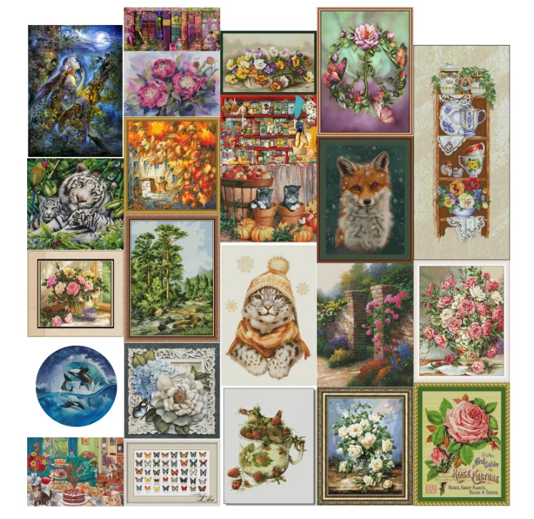 Counted Cross Stitch Kit Luca-S B588 still life rose vase with blueberry Cross stitch set Needlework Craft Set Cross Stitch
Counted Cross Stitch Kit Luca-S B588 still life rose vase with blueberry Cross stitch set Needlework Craft Set Cross Stitch