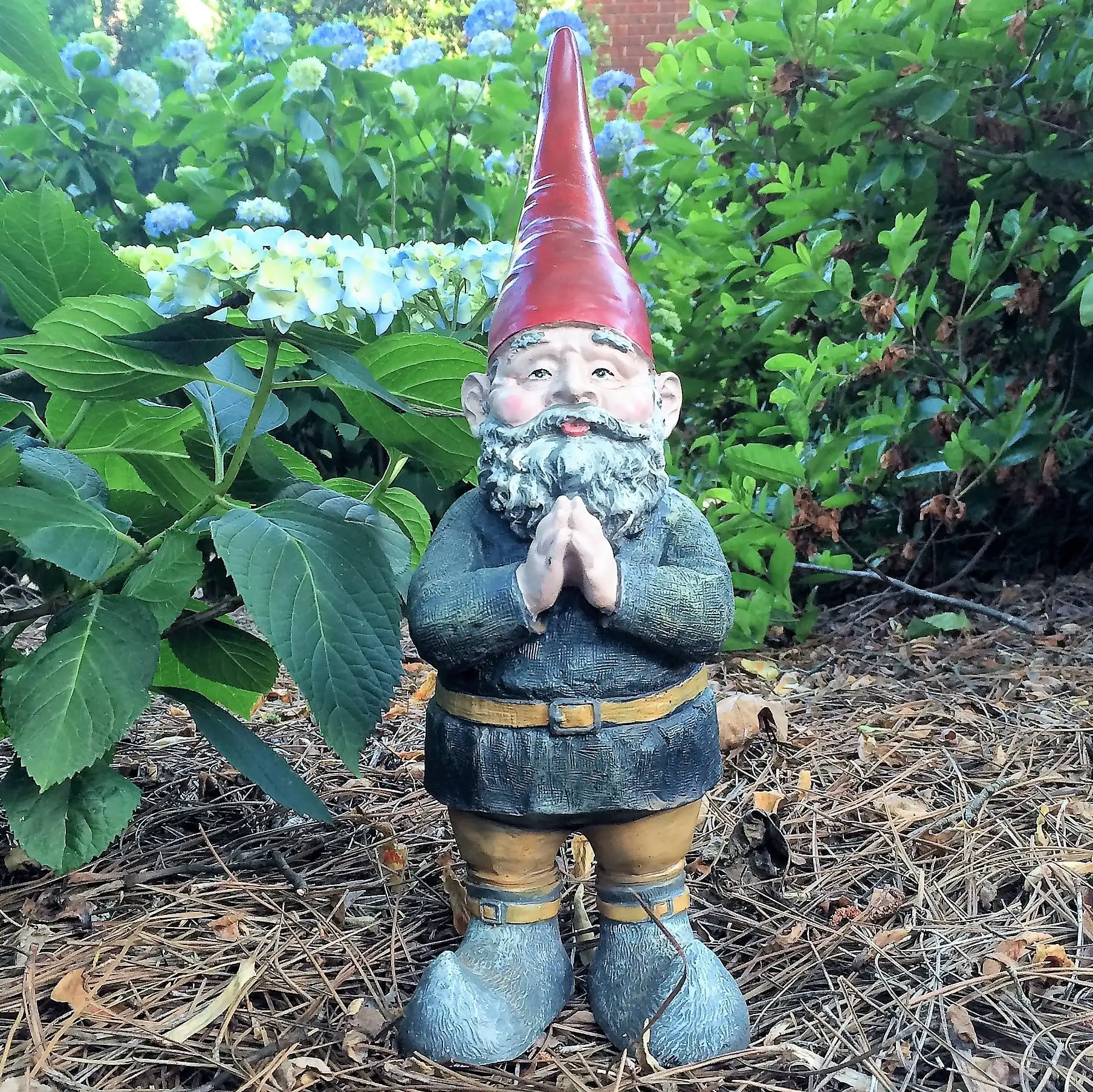 

14" Gnome Garden Statue Decorations Outdoor Figurine Sculpture for Patio, Balcony, Yard Ornament Housewarming Gift