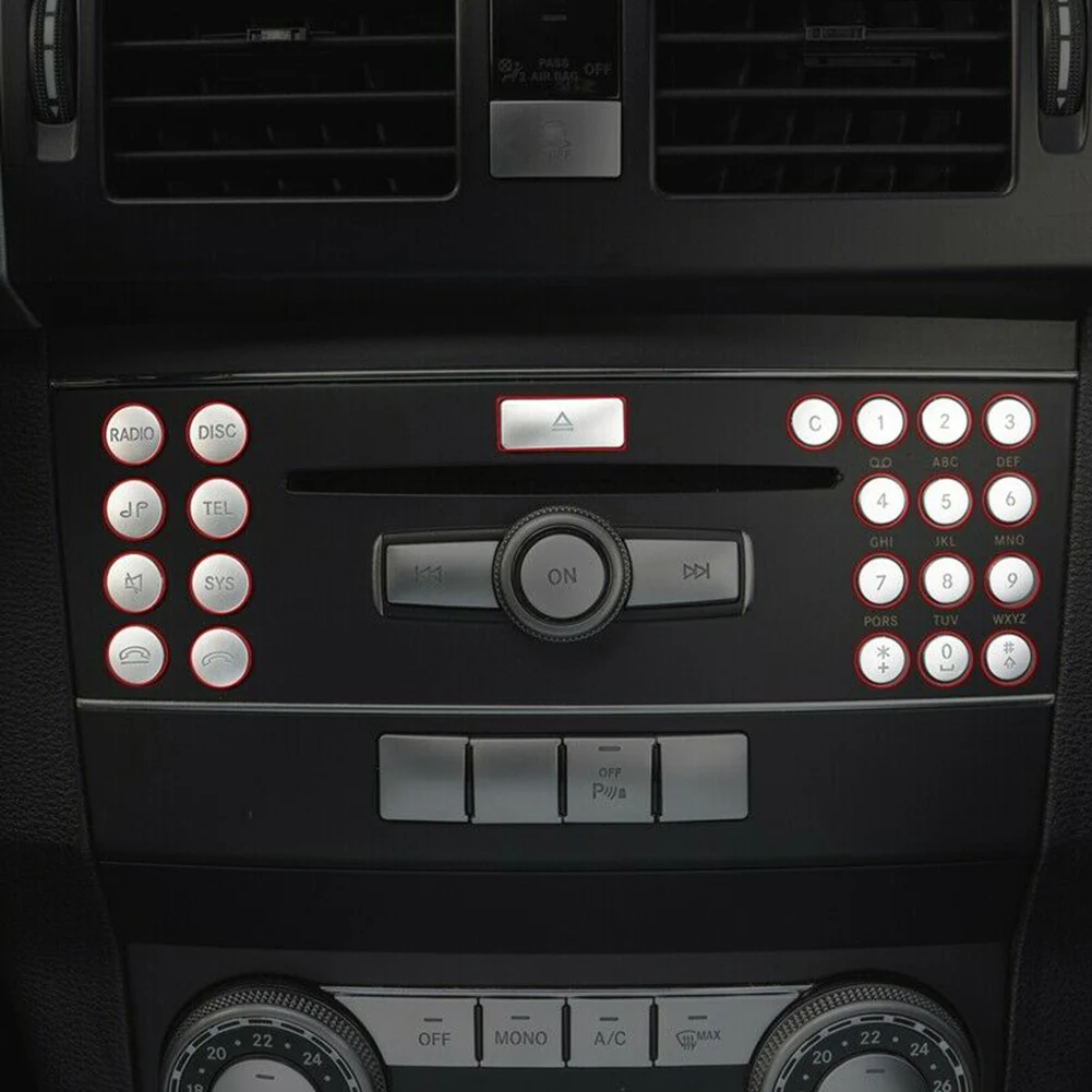 Air Condition CD Panel Button Trim For Mercedes For Benz C Class W204 GLK X204 Car CD Panel Button Cover Trim Sticker
Air Condition CD Panel Button Trim For Mercedes For Benz C Class W204 GLK X204 Car CD Panel Button Cover Trim Sticker
