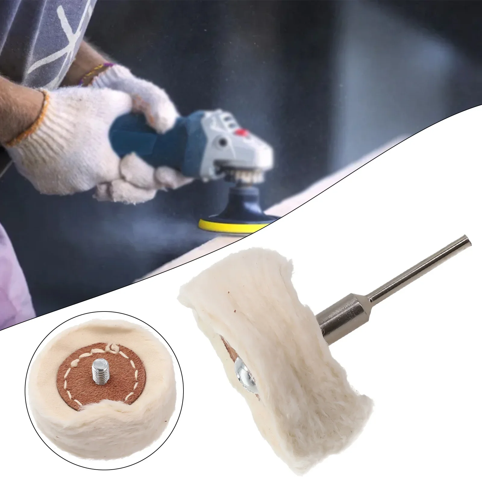 50mm Polishing Cloth Buffing Wheel Brush Head Grinder Shank Buffing Accessory Rotary Tool Polishing Pad Hand Yellow/White
50mm Polishing Cloth Buffing Wheel Brush Head Grinder Shank Buffing Accessory Rotary Tool Polishing Pad Hand Yellow/White